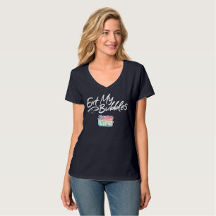 Camiseta "Coma as minhas bolhas" Unicorn Bathwater cor