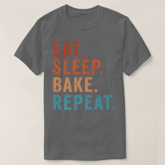 Camiseta Coma Assar De Sono Repetir Criadores Engraçados De (Frente do Design)