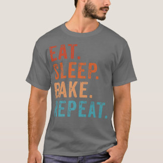 Camiseta Coma Assar De Sono Repetir Criadores Engraçados De