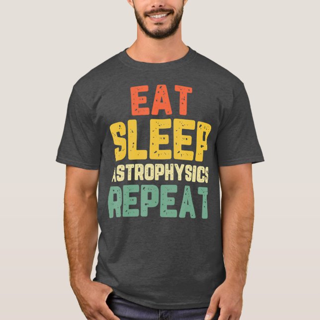 Camiseta Coma Astrofísica do Sono Presente Astrofísico Engr (Frente)