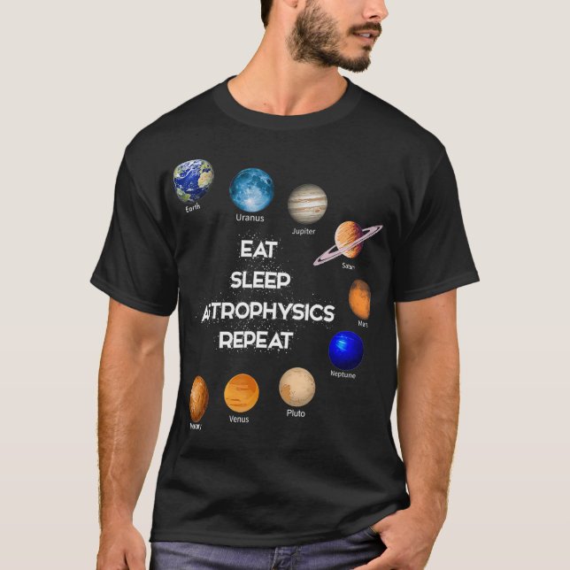 Camiseta Coma Astronomia Astronomia Cosmologia Presente no  (Frente)