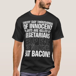 Camiseta Coma Bacon Mens Dia de os pais Engraçado Chef cozi