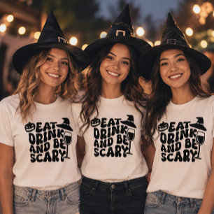 Camiseta Coma, Beba e Seja Assustadoramente Divertido no Ha