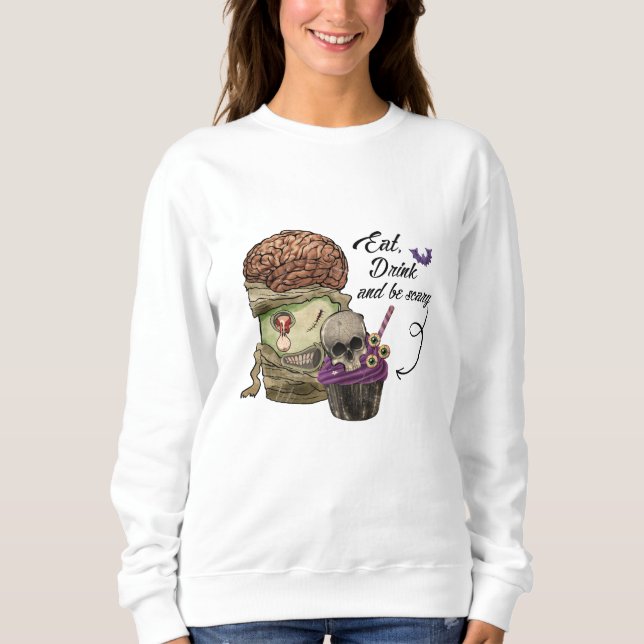 Camiseta Coma bebida e seja assustador (Frente)