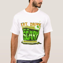 Coma bebida e seja assustador