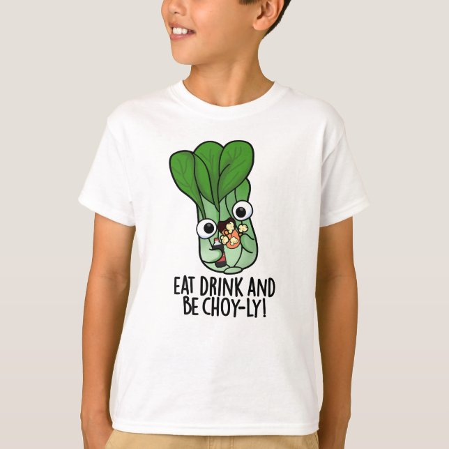 Camiseta Coma Bebida E Seja Engraçada Com Sorriso. (Frente)