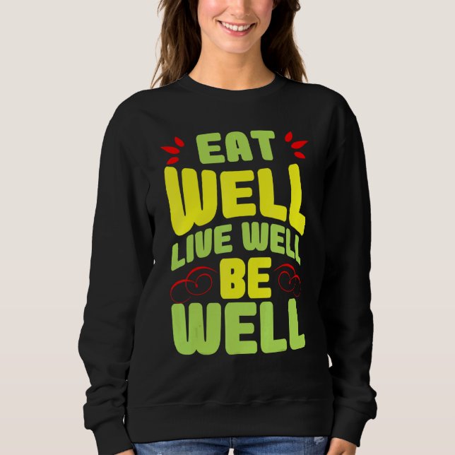 Camiseta Coma Bem Viver Bem Estar Bem (Frente)