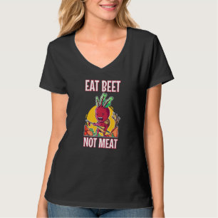 Camiseta Coma Beterraba Não Carne Vegetal Vegan Vegetariana