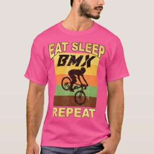 Camiseta Coma Bmx Repetir Bicicleta Bicicleta Funny Motocro