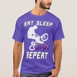 Camiseta Coma BMX Repetir Bicicleta Engraçado