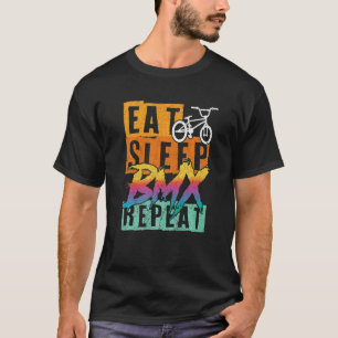 Camiseta Coma BMX Repetir Presente de MTB de Bike para BMX
