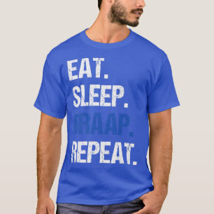 Camiseta Coma braçadeira do sono Repetir Diafragma Engraçad