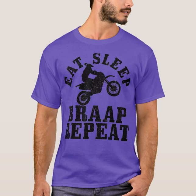 Camiseta Coma braçadeira do sono Repetir Diafragma Engraçad (Frente)