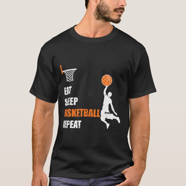 Camiseta Coma Bysketbyll Repetindo Bysketbyll Boys E Gi (Frente)