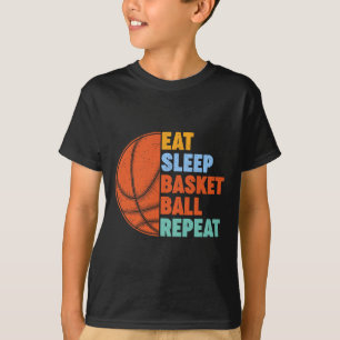 Camiseta Coma Bysketbyll Repetir Para Homens Meninos Gir