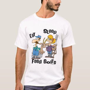 Camiseta Coma Cabras de alimentação do sono