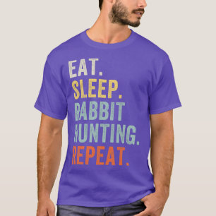 Camiseta Coma Caça Ao Coelho No Sono Repete Caça Ao Coelho