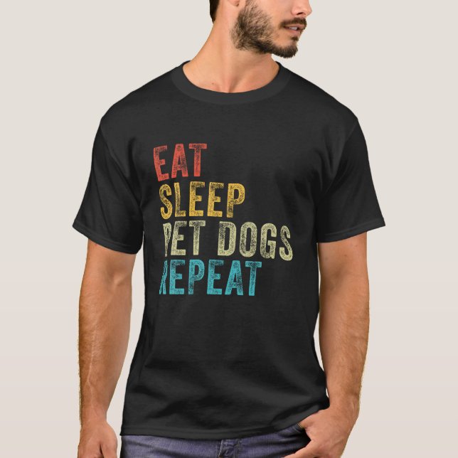 Camiseta Coma Cachorros De Pet Repetem Cachorro Engraçado V (Frente)