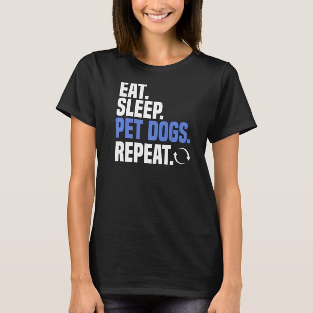 Camiseta Coma Cães De Pet Repetem Cachorro Mama Weiner Houn (Frente)