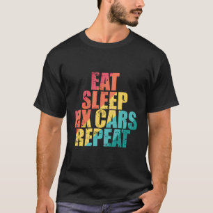 Camiseta Coma Carros de Correção de Suspensão Repetir Mecân