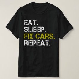 Camiseta Coma Carros de Correção de Suspensão Repetir Motor