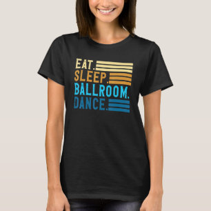 Camiseta Coma Casais de dança do salão de dormir