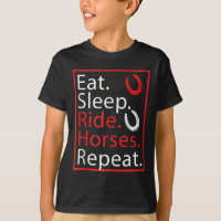 Coma Cavalos De Corrida Do Sono Repetir Humor Para