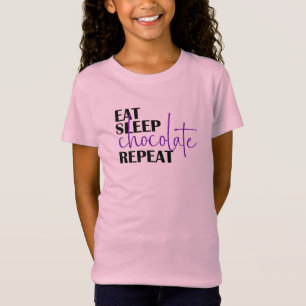 Camiseta Coma Chocolate Sleep Repetir