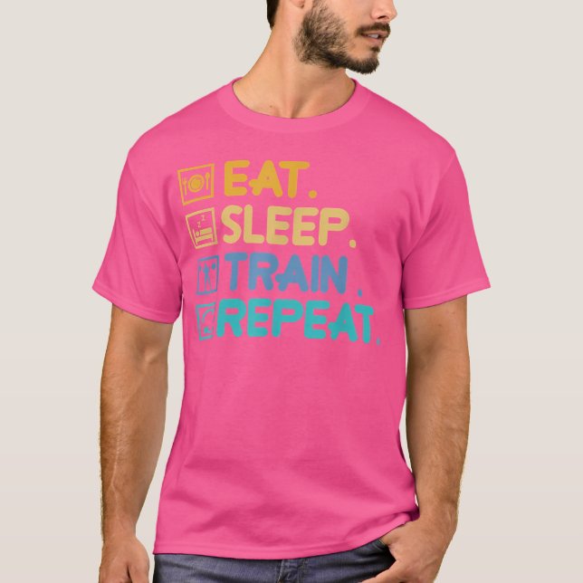 Camiseta Coma Comida Comboio Comboio Comboio Comboio Pesage (Frente)