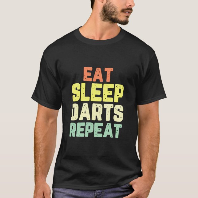 Camiseta Coma Dardo Dormido Jogador do Lover Funny Team Vin (Frente)