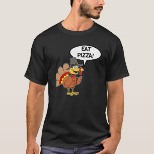 Camiseta Coma desenhos animados do peregrino de Turquia da