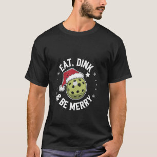 Camiseta Coma, Dink & Seja Alegre Roupas de Diversão de Fer