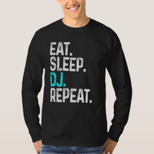 Camiseta Coma Dj Repetir Jockey De Disco Para Dj