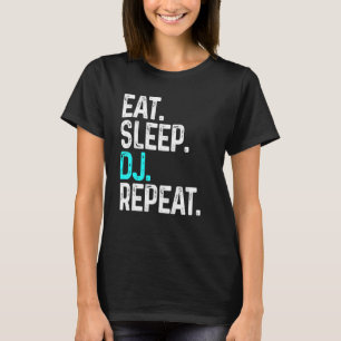 Camiseta Coma Dj Repetir Jockey De Disco Para Dj