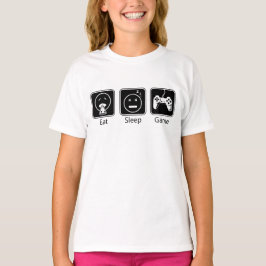 Camiseta Coma, Dorme, Jogo