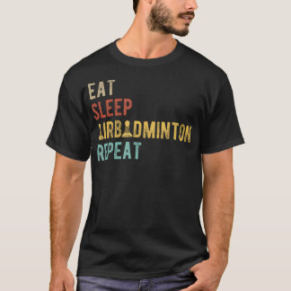 Camiseta Coma Dormir Airbadminton Repetir Badmi Indoor Vint