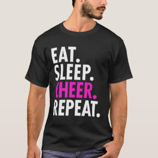 Camiseta Coma Dormir Anime Repita Meninas Líderes De Cheiro