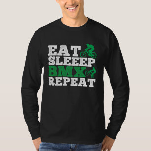 Camiseta Coma Dormir Bmx Repita Piloto de Bmx