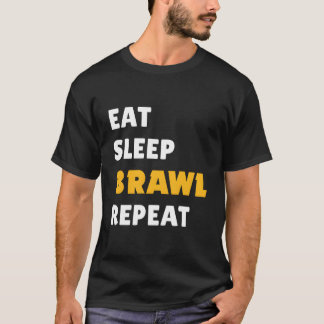 Camiseta Coma Dormir Briga Repetir Ver 2