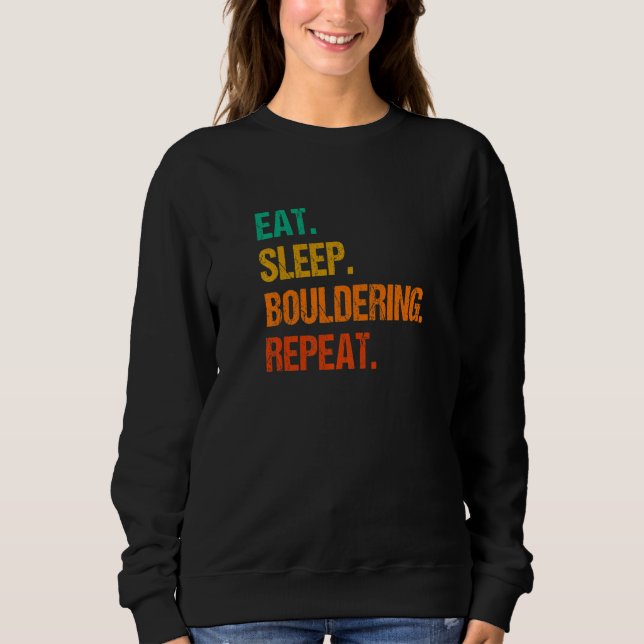 Camiseta Coma Dormir Escalada Boulder Repetir Rocha Escalad (Frente)