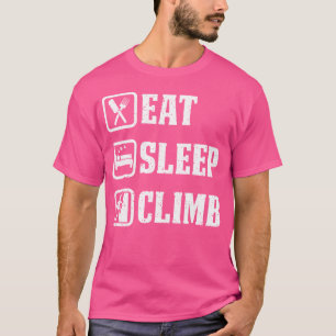 Camiseta Coma Dormir Escalar Escalada Para Alpinistas