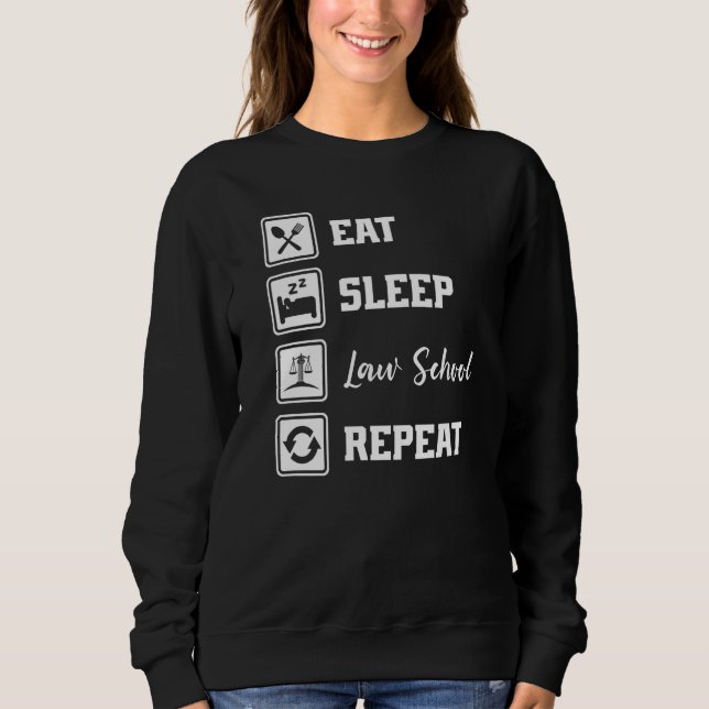 Camiseta Coma Dormir Faculdade de Direito Repita Advogado P (Frente)