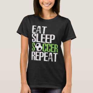 Camiseta Coma Dormir Futebol Repetir Presente Legal Esporte