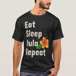 Camiseta Coma Dormir Hula Repita  Dançarinos de Hoop