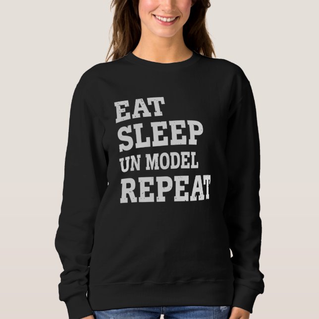 Camiseta Coma Dormir Modelo Não Repetir  Sarcástico (Frente)