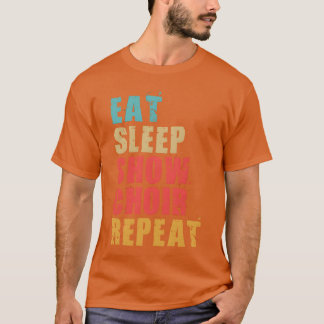 Camiseta Coma Dormir Mostrar Coro Repetir Motivacional Ace0