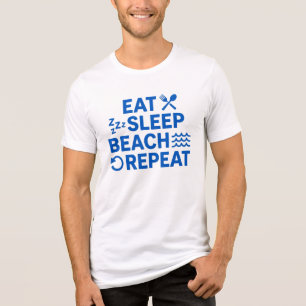 Camiseta Coma Dormir Praia Repetir