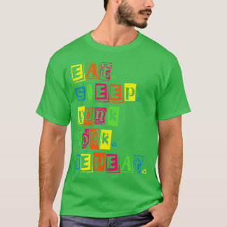Camiseta Coma Dormir Punkrock Repetir