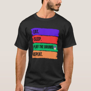 CAMISETA COMA DORMIR TOQUE AS DROGAS REPETIDAS