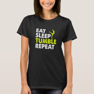 Camiseta Coma Dormir Tumble Repetir Vida de Ginasta Rou